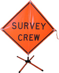 Vinyl Survey Crew Sign