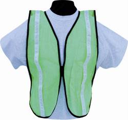 Click here to view larger image Reflective Economy Nylon Mesh Safety Vest